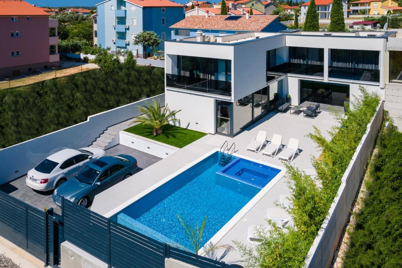 Villa Miaa Newly Built Modern Villa In Medulin For 9 People With Heated Swimming Pool & Jacuzzi Екстер'єр фото